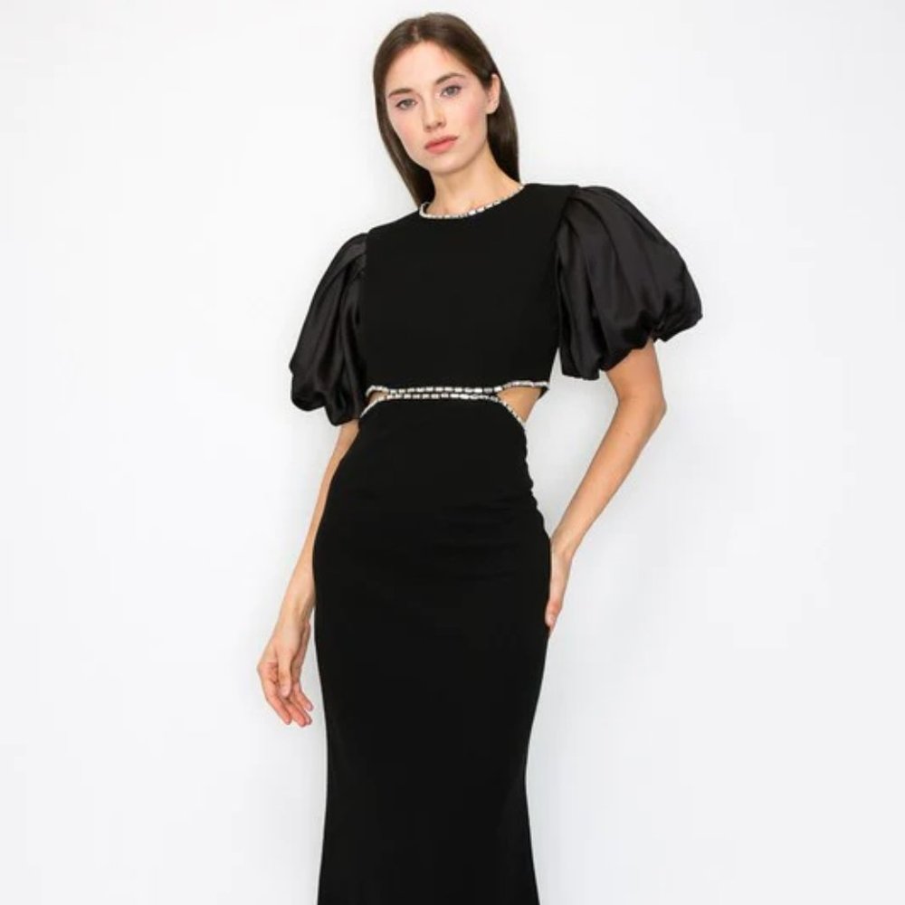 Black Long Maxi Black Dress